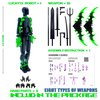 (Assembly Completed) T13 Action Figure Set, 3D Printed Toys Robo 13 Action Figure,Dummy 13 Titan 13 Action Figure (Black Green)