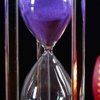 Crystal Hourglass 15/30/60 Minutes Sandglass Timers Kitchen Cooking Sand Clock Timer Home Office Christmas Birthday Present Gift Box Sand Glass (60 Minutes, Pink)