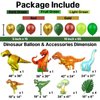 Dinosaur Birthday Decorations, Dinosaur Balloons Dino Balloons for Birthday Party, Dinosaur Party Decorations, Happy Birthday Green Orange Blue Dinosaur Birthday Party Supplies for Kids Boys