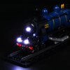 Kyglaring LED Light Kit for Train Sets Building Blocks，Orient Express Train Lighting Set Compatible with leg0 21344, Classic Version (No Model Train Buildings)