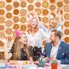 Halloscume Pizza Party Decorations 12 Pcs Pizza Birthday Party Decor Hanging Pizza Themed Banner Pizza Garland for Back to School Pizza Party Supplies Hanging Decor
