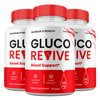 (3 Pack) GlucoRevive Capsules, GlucoRevive Supplement Pills, Advanced Formula All Natural Made in USA, 3 Month Supply