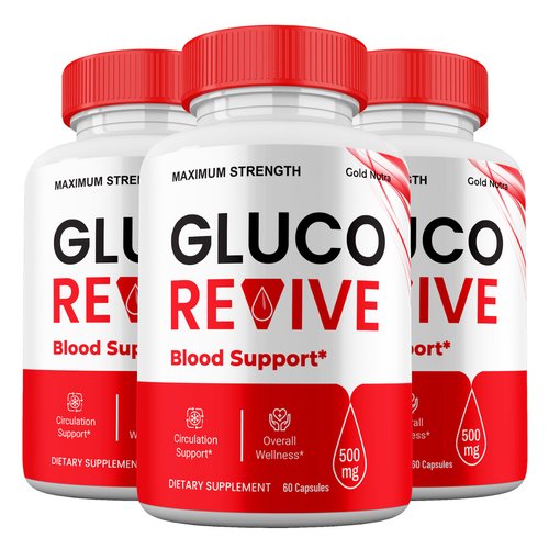 (3 Pack) GlucoRevive Capsules, GlucoRevive Supplement Pills, Advanced Formula All Natural Made in USA, 3 Month Supply
