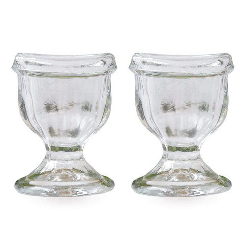 Eye Wash Cup Set of 2, Made of GLASS for Keep Your Eyes Clean and Healthy with STORAGE CONTAINER