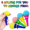 30 Pcs Ice Cream Shooters Toy,4 Inch Ice Cream Foam Ball Launcher,Mini Ice Cream Launcher Cone Sponge Balls for Kids,Children,Carnival Prize,Party Favors,Goody Bag Filler
