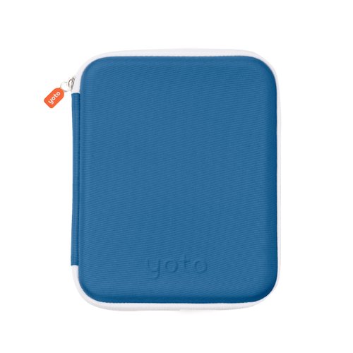 Yoto Card Case in Blue Bird – Kids Accessory, Soft Portable Folder with Zipper & 64 Pockets Player & Mini Audiobook Cards, Card Binder Holder with Sleeves for Travel