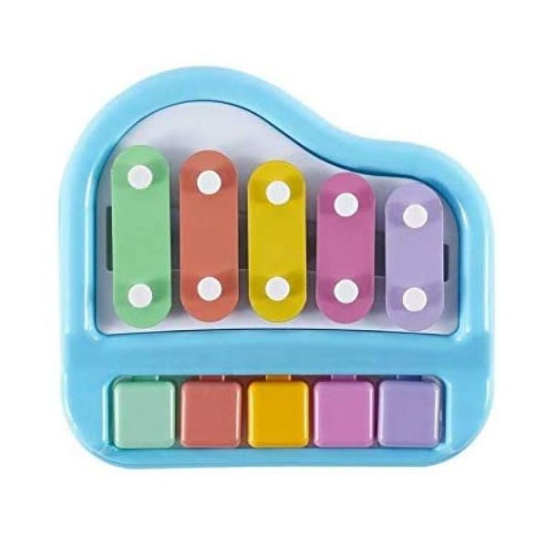 Small Piano for Dogs Pigs Rabbits Cats or Other Small Animals - Musical Chimes to Earn A Treat - Enrichment Toy