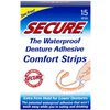 Secure Denture Adhesive Comfort Strips 15 Ct
