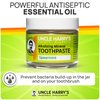 Uncle Harry's Spearmint Remineralizing Toothpaste | Natural Whitening Toothpaste Freshens Breath & Promotes Enamel | Vegan Fluoride Free Toothpaste