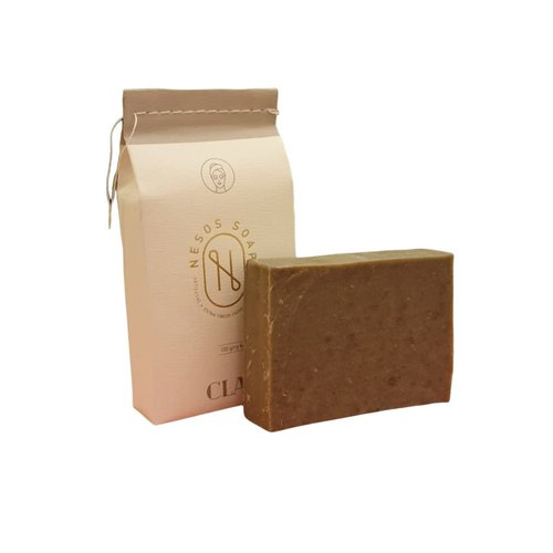 Nesos extra virgin olive oil soap - clay