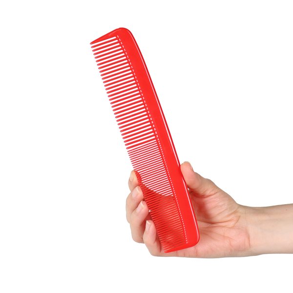 Styling Gear #303 Wide Tooth Comb Hair Detangling Comb Styling For Women, Men, Hair Stylists, Hair Comb, Wide Teeth Combs Fine Tooth Clipper Combs. 1 Piece (Red)