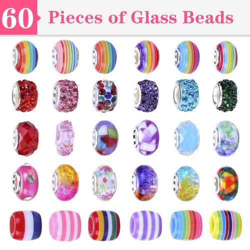 VICTLOV Charm Bracelet Making Kit, DIY Craft for Girls, Unicorn/Mermaid Crafts Gifts Set for Arts and Crafts for Girls Teens Ages 5-12