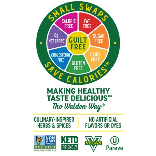 Walden Farms Thousand Island Dressing 12 oz. Bottle - Creamy & Tangy Flavor, 0g Net Carbs Condiment, Kosher Certified - Natural Topping for Salads, Pasta, Burger, Marinade for Chicken and More