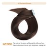 YILITE Dark Brown Tape in Hair Extensions Human Hair 22 inch 20pcs 50g Silky Straight Hair Extensions Tape ins,Real Remy Human Hair Tape in Hair Extensions(22inch #2 Dark Brown)