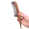 TAN MUJIANG Hair Comb Natural Wood Scalp Massage Anti-static (Teasing Comb)