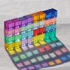 KOAICS Rainbow Crystal Acrylic Cubes Children Learning Color Light Shadow Toy, Stacking Gem Blocks Sensory Building Blocks for Kids(32PCS)…