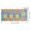 Toyvian 36pcs Mini Number Alphabet Alphabet Puzzle Mini Floor Mat for Baby Mini Foam Puzzle Baby Foam Play Mat Table Mat for Kids, Alphabet Mat Play Mats for Toddlers(2.4x2.4x0.4inch)