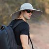 Leotruny Super Wide Brim Bucket Hat UPF50+ Waterproof Sun Hat for Fishing Hiking Camping (C01-Light Grey)
