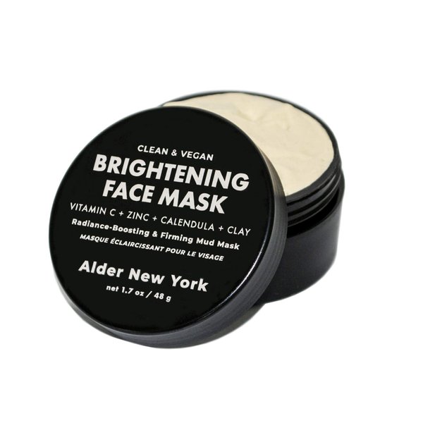 Alder New York Brightening Face Mask- Radiance Boosting Vitamin C & Calendula Exfoliating Mud Face Mask