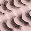 False Eyelashes Mink Lashes Natural Wispy Cat Eye Lashes Fluffy Eyelashes Pack 3D Strip Short Volume Fake Eyelashes 10 Pairs by Geeneiya