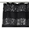 Popular Bath Sinatra Bathroom Shower Curtain Luxury Glamorous Fabric shower curtain modern shower curtain unique Design Bling Black Shower Curtain Black, size 72 x 70