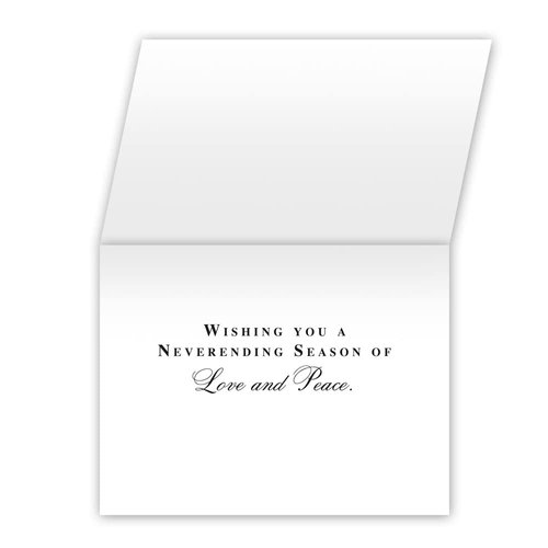 Paper Frenzy Peace on Earth Garland Christmas Cards and Envelopes - 25 pack