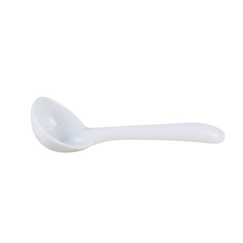 HIC Kitchen Gravy Ladle, Fine White Porcelain, 1-Ounce