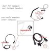 Lsgoodcare 3 Pairs Silicone Replacement Earplug Ear Mold Ear Buds Medium Black (Left and Right) for Two-Way Radio Headset Air Acoustic Earpiece Headset Walkie Talkie Earpiece