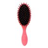 Essential Oval Hair Brush by BeaverStrong, Detangling Hair Brushes with capped soft nylon bristles and air cushion base (Warm Pink)