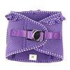 DOGGIE DESIGN American River Choke Free Dog Harness (M, Paisley Purple Dot)