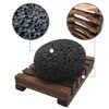 Pumice Stone for Foot, Natural Earth Lava Shower Pumice Stone Black, Exfoliating Rock for Feet, Pedicure Rocks, Stone for Skin Scrubber, Pedicure Exfoliator Tools Scrubber Health Foot Care