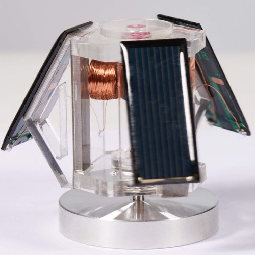 Sunnytech Mini Solar Vertical Mendocino Motor Educational Model Science Physics Toy Home Office Desk Decor QZ08A