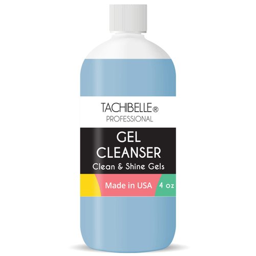 Tachibelle Professional Uv & Led Gel Cleanser for Nails Clean & Shine Gels Soak Off No Tacky Residue 4oz (1 Piece)