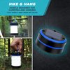 KIZEN Solar Camping Lantern - LED Lanterns for Power Outages, Camping Lights, Emergency Flashlight - Collapsible Lamp, Rechargeable W/ Solar or Plug