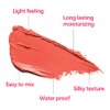 Multi-Use Cream Blush Stick, Blush Cheek Stick Tinted Moisture Stick Solid Moisturizer Stick, Waterproof Blusher and Shadow Lips for Cheek Makeup (coral orange, 1pcs)