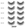 Laflare Premium Silk Lashes 3D Faux Mink Eyelashes Multipack, Light, Natural Looking, Professional Easy to Apply Eyelashes in a Knitted Style 5 Pairs Value Pack (29X5P)