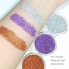 FREEORR 3 Colors Glitter Lip Kit, Diamond and Glitter Metallic Lip Powder with Lip Primer, Waterproof Long Lasting & Smudge Proof, Glitter Shimmer Sparkly Lip Cosmetic without Sticky Flake Off Set C
