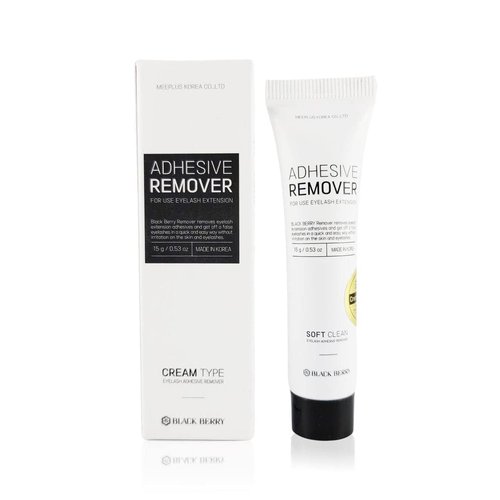 Eyelash Extension Remover Cream | 15g Black Berry Cream Remover for Eyelash Extension | Cream Adhesive Remover Professional Eyelash Glue Remover Quickly Dissolves in 3 Minutes