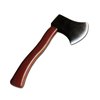 Lumberjack Costume Prop Toy - Wood Look Hatchet Axe Props for Party Black