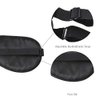 Sleep Eye Mask for Men Women, Night Sleep Mask, Block Out Light, Soft Comfort Eye Shade Cover for Travel Office Home Blindfold with Adjustable Strap Black (Off White)