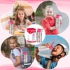 Decorate Your Own Water Bottle Kits for Girls, Valentines Goodie Bag Stuffers, Valentines Day Gifts for Kids Ages 5 6 7 8 9 10 Year Old, Gem Art supplies for Teen Girl, Daughter Sister Birthday Gift