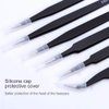 6PCS Precision Tweezers Set, Upgraded Anti-Static Stainless Steel Curved of Tweezers, for Electronics, Laboratory Work, Jewelry-Making, Craft, Soldering, etc, by kaverme.
