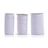 YZYANZI White Elastic Bands 1/2 Flat Elastic Cord Stretch Strap - 12mm 144 Yds Roll of Elastic Straps Braided Elastic Band for Sewing and Elastic Crafting