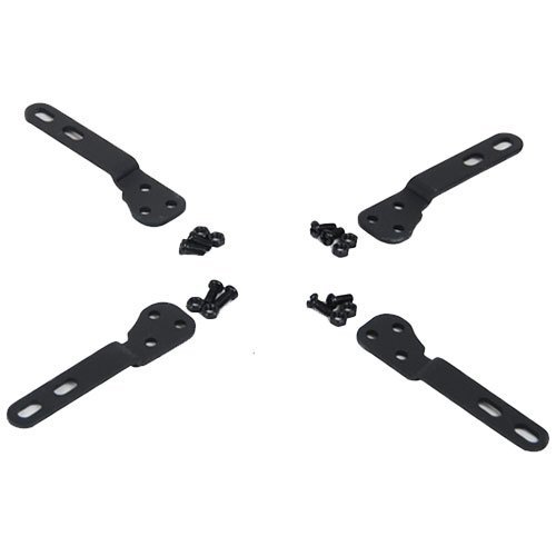 VideoSecu MLE100B TV Mount Adapter Bracket Extension LED LCD Plasma Mount Accessory VESA 100mm to VESA 200mm, 200x100mm Extender W39