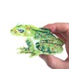 Fantasy Frog Hair Clips,Acetate Hair Clips,Big Claw Clips for Women,Novelty Hair Clip,Green