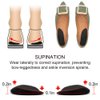 Dr. Foot’s Orthopedic Medial & Lateral Heel Wedge Gel Insoles for Supination & Pronation, Adhesive Inserts for Foot Alignment, Knee Pain, Bow Legs, Osteoarthritis - 3 Pairs (Transparent+Brown+Black)