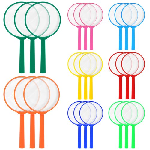 IRCHLYN Kids Magnifying Glasses 24 Pieces Mini Plastic Magnifier Colorful Hand Lens for Party Favors, Class Learning, Reading, Outdoor Exploration (8 Colors)