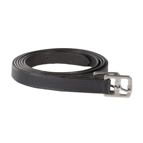 HORZE Genuine Leather English Riding Stirrup Leathers Pair | Adult Sizes - Dark Brown - 49 in