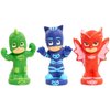 PJ Masks Bath Toy Set, Includes 7-inch Catboy, Gekko, and Owlette Water Toys for Kids, Kids Toys for Ages 3 Up by Just Play