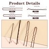 Oruola 200pcs Small Bobby Pins,2In & 2.4In Bobby Pins Brown Hair,Mini Bobby Pins Brown for Slideproof & Lock In Place,U Shaped Hair Pin for Buns Women Girls with Box,2 Different Shapes of Bobby Clips